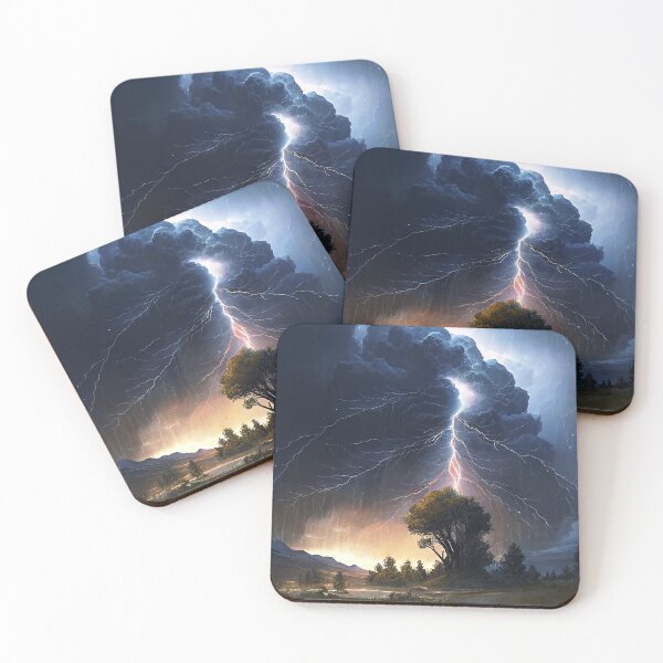 Item preview, Thunder and Lightning Landscape Tee designed and sold by GaudaPrime31.