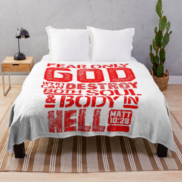 Item preview, Fear Only God Who Can Destroy Both Soul And Body In Hell. Matthew 10:28 designed and sold by plushism.