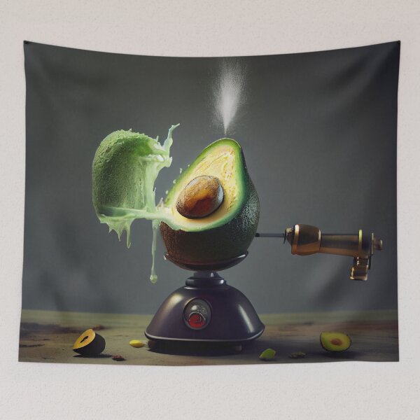 Artikelvorschau, Mollifying the Blase Avocado Digital Painting entworfen und verkauft von CodeAndColors.