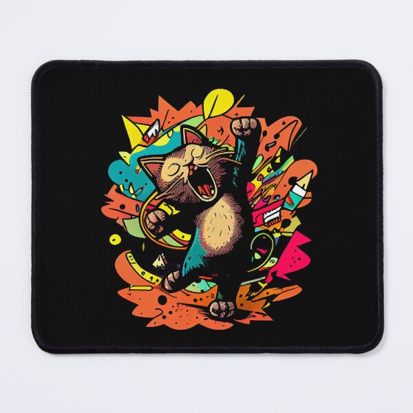 Item preview, Crazy cat 5 cartoon #cat designed and sold by JBJart.