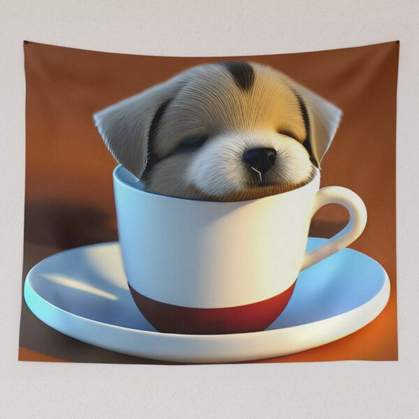 Item preview, Puppuccino Coffee And Cute Puppy Dog designed and sold by ShopSunday.