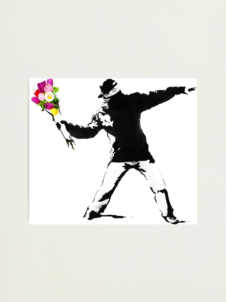 Banksy Flower Bomber Recreation