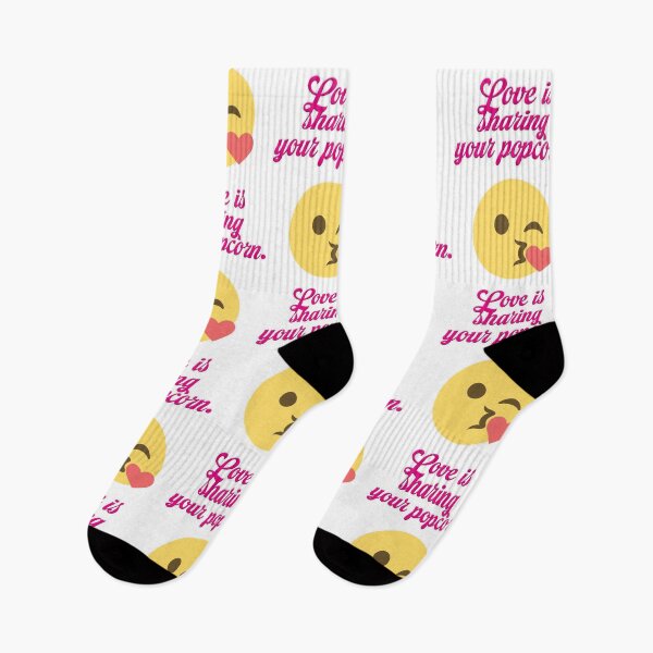 Item preview, Love is sharing your popcorn, quote designed and sold by Mauswohn.
