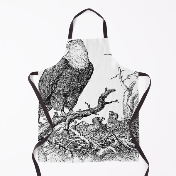 Item preview, "Majestic Flight" Black and White Eagle Wall Art - Animal wall art, eagle home decor, bird lover, for the love of birds, Prints designed and sold by rdreubss7.