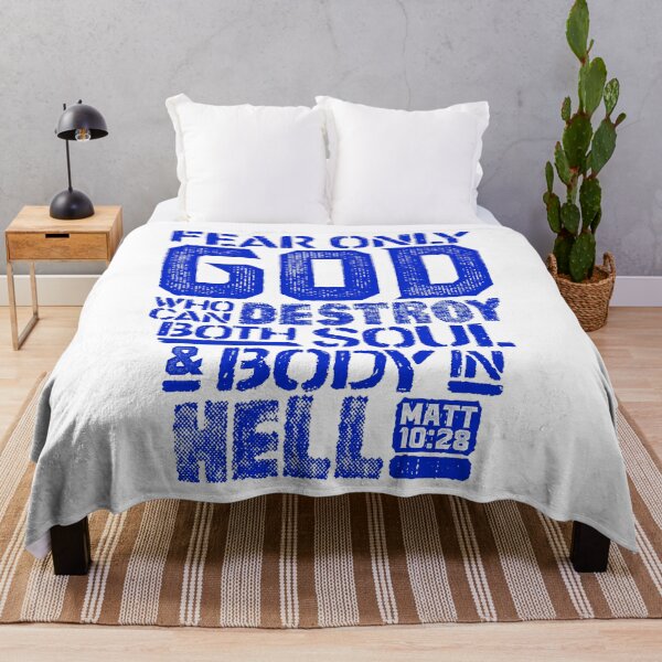 Item preview, Fear Only God Who Can Destroy Both Soul And Body In Hell. Matthew 10:28 designed and sold by plushism.