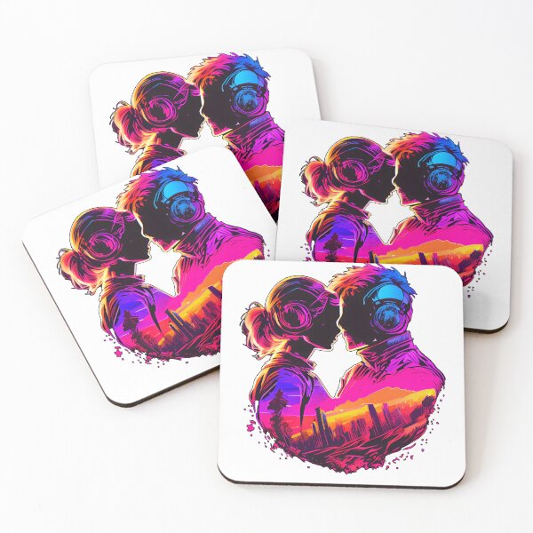 Item preview, Abraza el futuro con Cyberpunk Couples in Love Art designed and sold by MLArtifex.