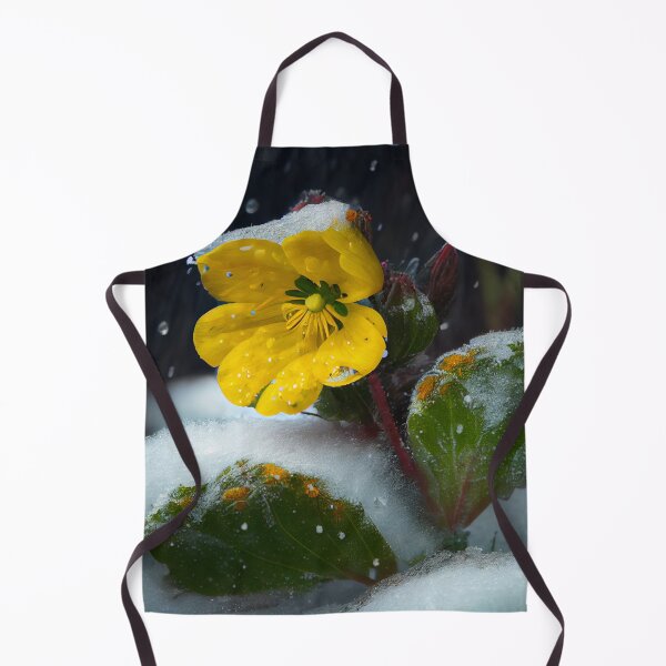 Artikelvorschau, Blossoming in Snowfall Buttercup and Bumper Digital Painting entworfen und verkauft von CodeAndColors.