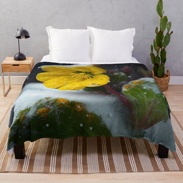 Item preview, Blossoming in Snowfall Buttercup and Bumper Digital Painting designed and sold by CodeAndColors.