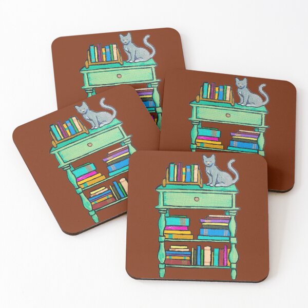 Item preview, Cat Library designed and sold by DaughertyDraws.