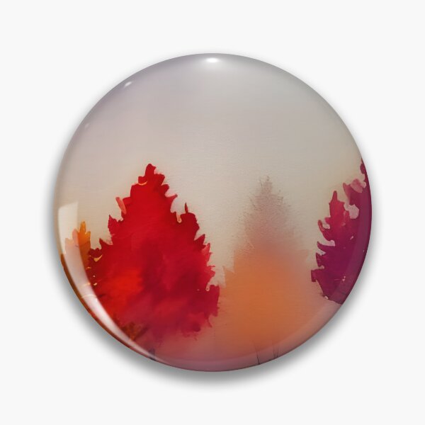 Item preview, Colorful Autumn Landscape Watercolor 38 designed and sold by Red Witch Art.