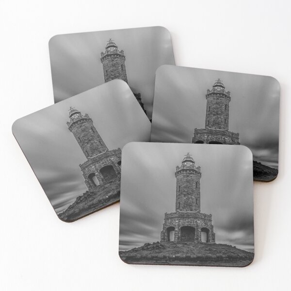 Item preview, Long Exposure Clouds over Darwen Tower (B&W Version) designed and sold by Shafiq Khan.