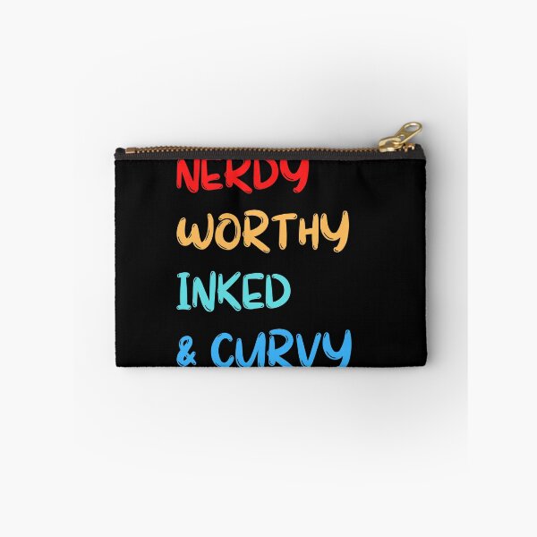 Item preview, nerdy worthy inked and curvy designed and sold by TomorrowQuotes.