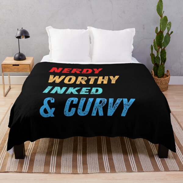 Item preview, nerdy worthy inked and curvy designed and sold by TomorrowQuotes.