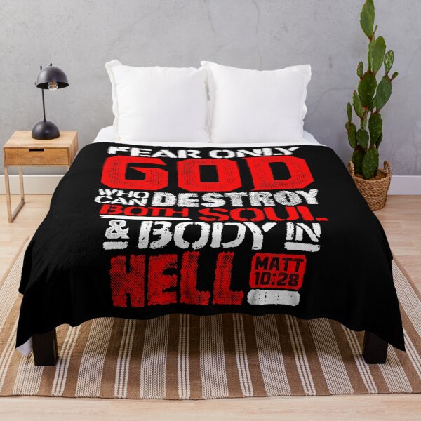 Item preview, Fear Only God Who Can Destroy Both Soul And Body In Hell. Matthew 10:28 designed and sold by plushism.