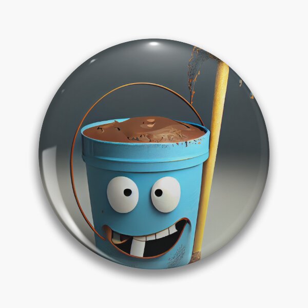 Artikelvorschau, The Smug Pail and Stick Digital Painting entworfen und verkauft von CodeAndColors.