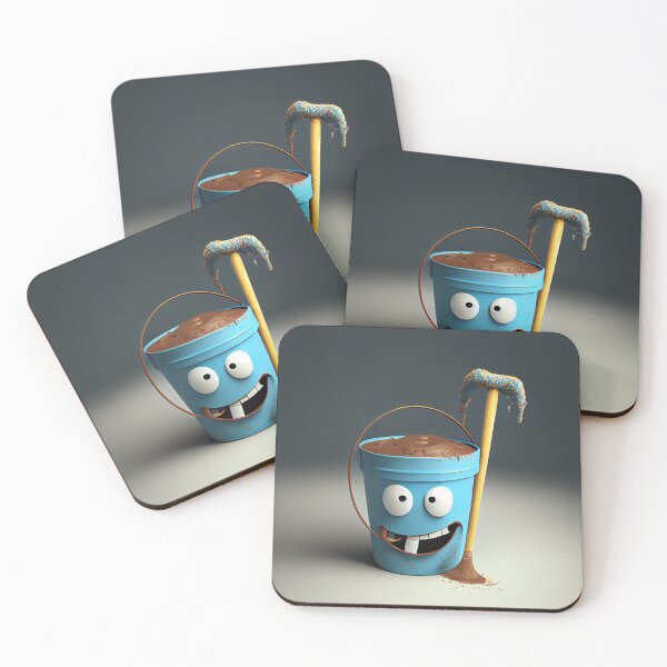 Item preview, The Smug Pail and Stick Digital Painting designed and sold by CodeAndColors.