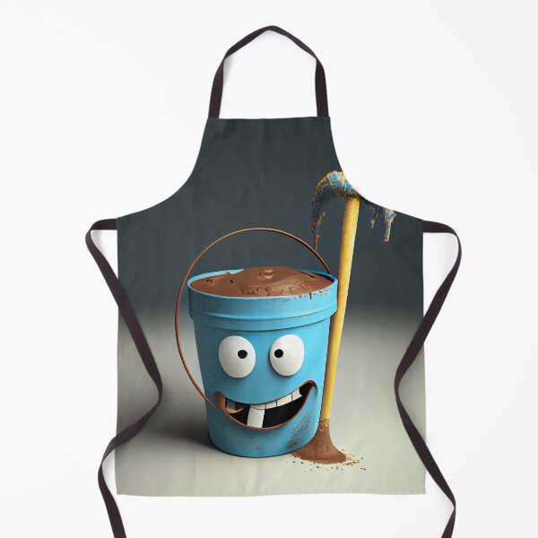 Item preview, The Smug Pail and Stick Digital Painting designed and sold by CodeAndColors.