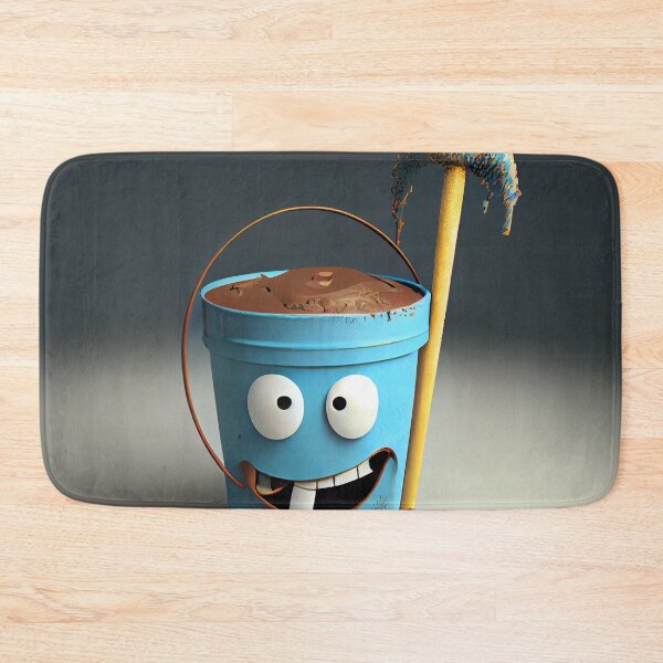 Item preview, The Smug Pail and Stick Digital Painting designed and sold by CodeAndColors.
