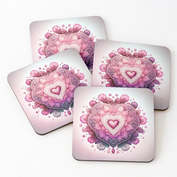 Item preview, Valentines Day Mandala designed and sold by artecomia.