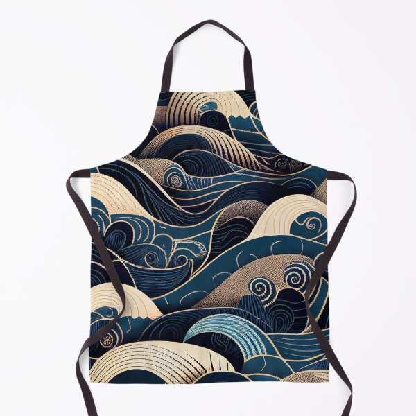 Item preview, Detailed Modern Coastal Pattern Digital Painting designed and sold by CodeAndColors.