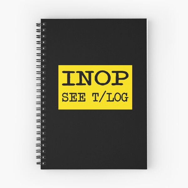 Item preview, Inop See Technical Log Airplane Inoperative Sign Humor Saying designed and sold by Ikaroots.