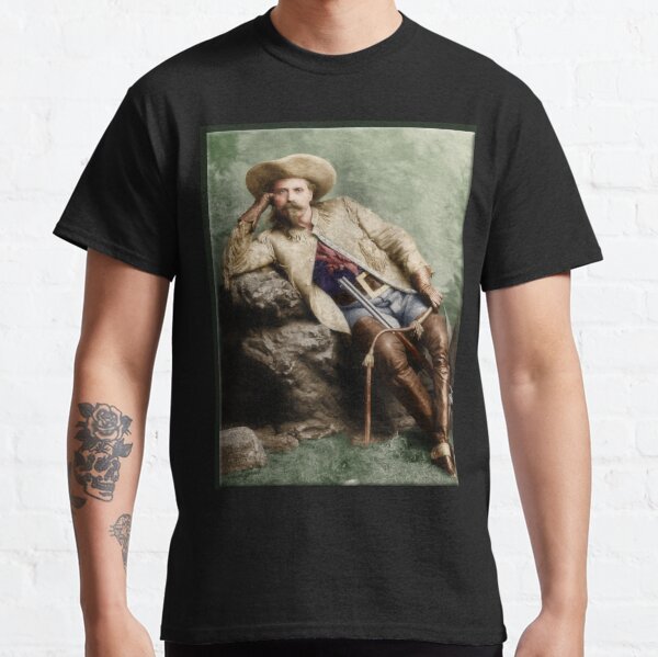 Buffalo Bill Cody Wild West Magazine Cover Design T-Shirt