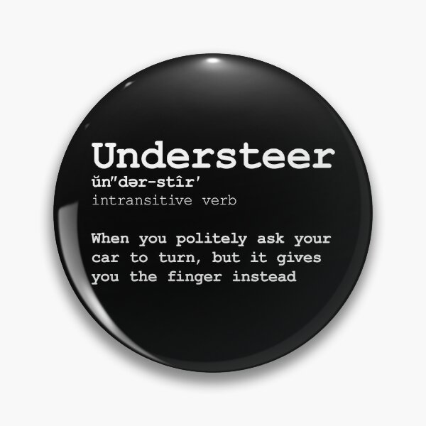 Item preview, Funny Definition of the Word Understeer - White Text designed and sold by ApexFibers.