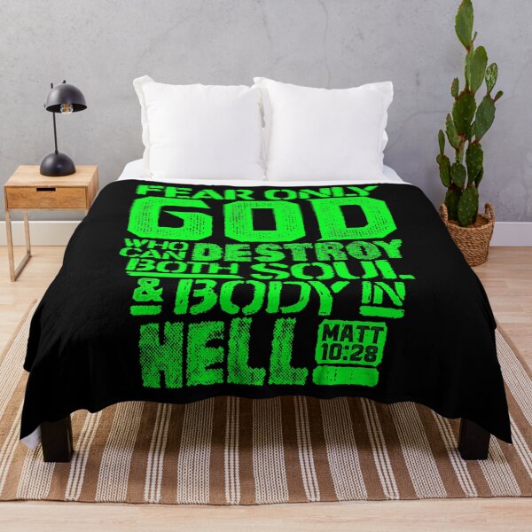 Item preview, Fear Only God Who Can Destroy Both Soul And Body In Hell. Matthew 10:28 designed and sold by plushism.