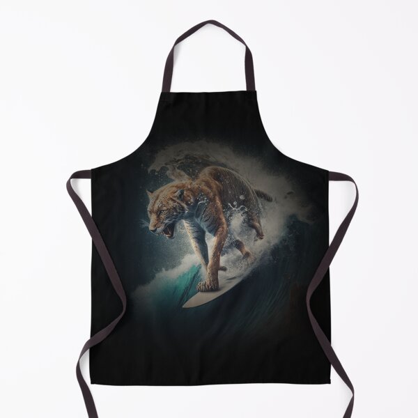 Item preview, tiger on a surfboard designed and sold by Diamaber.