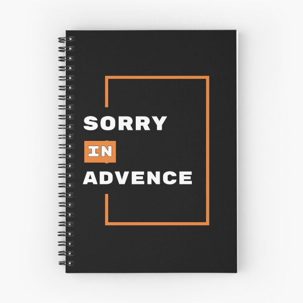 Item preview, Sorry In Advance designed and sold by mouad naouiri.