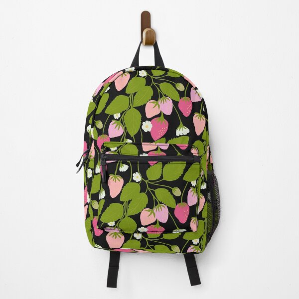 Item preview, Strawberry plants - black designed and sold by PrettywithColor.