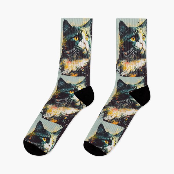 Item preview, Modern Cat Painting designed and sold by Cats Overload.