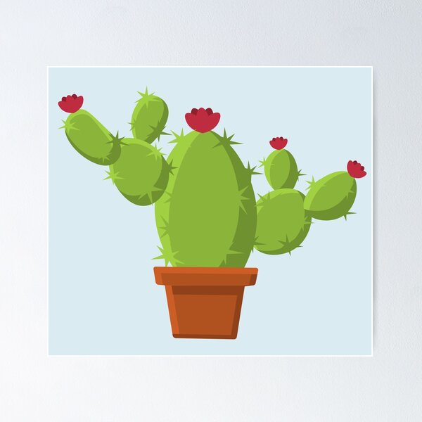 Aperçu de l'œuvre Cactus frais super mignon créée et vendue par GoodJobLola.