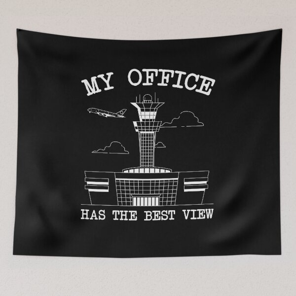 Item preview, Funny Air Traffic Controller Office Airport Tower designed and sold by Ikaroots.