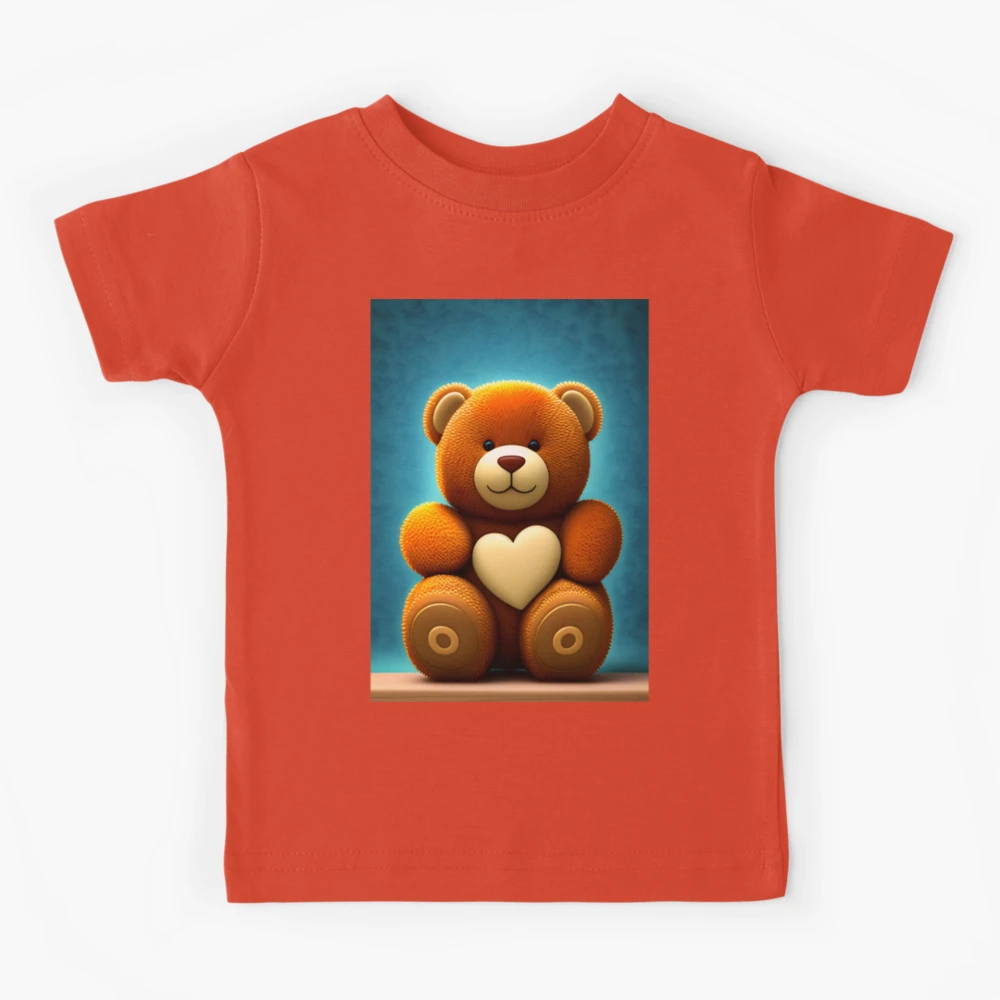 Cartoon Teddy Bear Kids T-Shirt for Sale by NTGUILTY