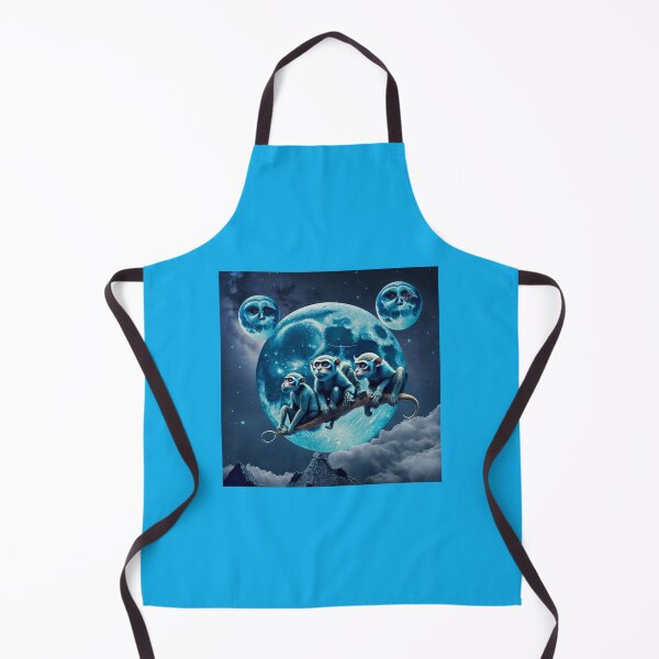 Item preview, Blue Monkeys on the Moon designed and sold by Chiron WADE.
