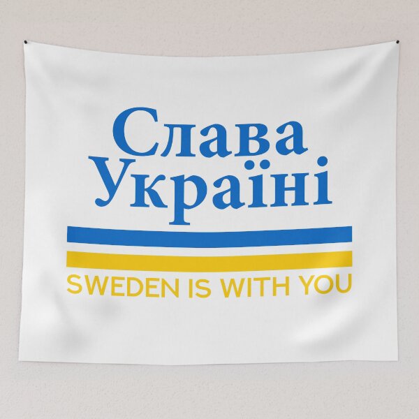 Item preview, Slava Ukraini | Слава Україні | Sweden support Ukraine designed and sold by ShineEyePirate.