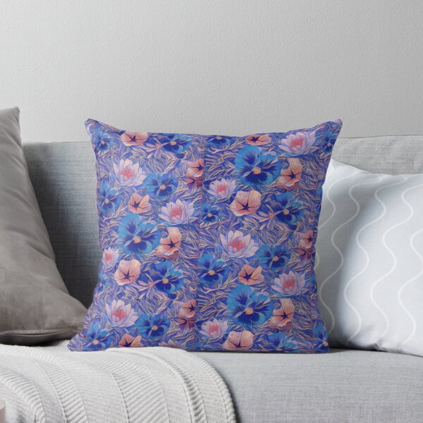 Item preview, Blue violas designed and sold by Katisartsshop.