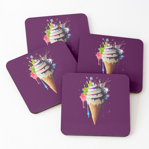 Item preview, ice cream painted designed and sold by kamionari.