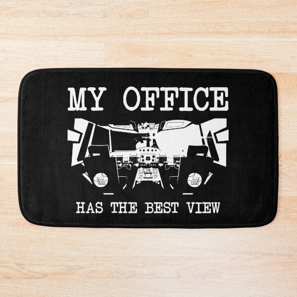Item preview, Funny Pilot Quote - My Office Has the Best View - Airplane Cockpit designed and sold by Ikaroots.