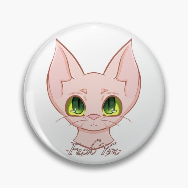 Item preview, HairlessCat FuckYou designed and sold by JustATre3.