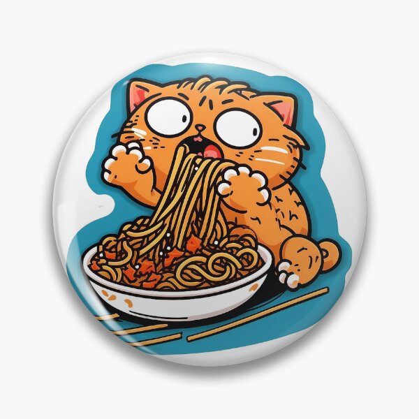 Item preview, Cat eating spaghetti meme designed and sold by ramith-concept.
