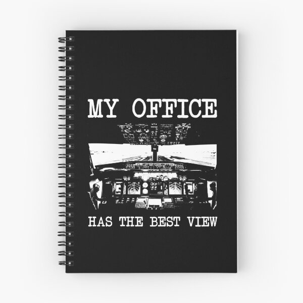 Item preview, Funny Pilot Quote - My Office Has the Best View - Airplane Cockpit designed and sold by Ikaroots.