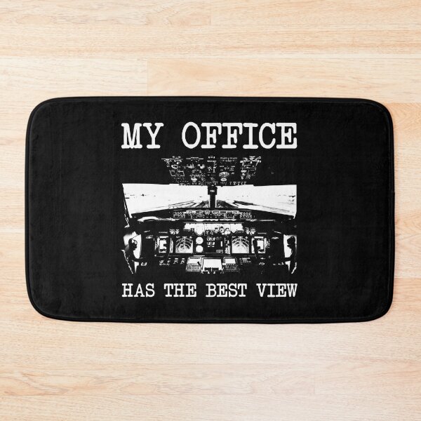 Item preview, Funny Pilot Quote - My Office Has the Best View - Airplane Cockpit designed and sold by Ikaroots.