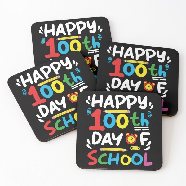 Item preview, Happy 100th Day of School 100 Days of School Teacher Student designed and sold by TotalDesine.