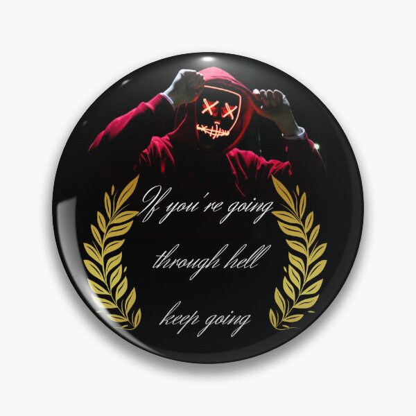 Aperçu de l'œuvre If you're going through hell keep going T-shirt classique - Quote créée et vendue par artibra.