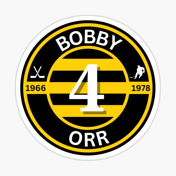 Bobby Orr Jersey Sticker for Sale by ktthegreat