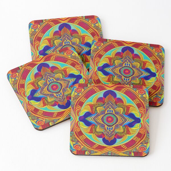 Item preview, Colorful dreams: A colorful mandala designed and sold by Kluckies.