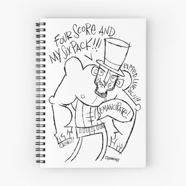 Item preview, RIPPED LINCOLN! (Line Art Version) designed and sold by CS Jennings.