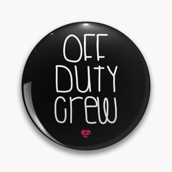 Item preview, Off Duty Crew - Funny Flight Attendant - Pilot Saying designed and sold by Ikaroots.